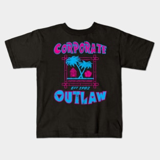 Eternal Entrepreneur : Corporate Outlaw - Tropical Kids T-Shirt